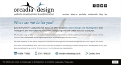 Desktop Screenshot of orcadiadesign.co.uk